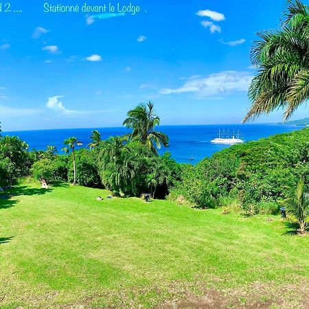 Lodge Colibris Piscine Privee Vue Panoramique Mer Et Montagne Pelee , 500 M Plage Dans Un Parc , Calme Assure Ideal Pour Decouvrir Le Nord Caraibes لو كاربيت المظهر الخارجي الصورة